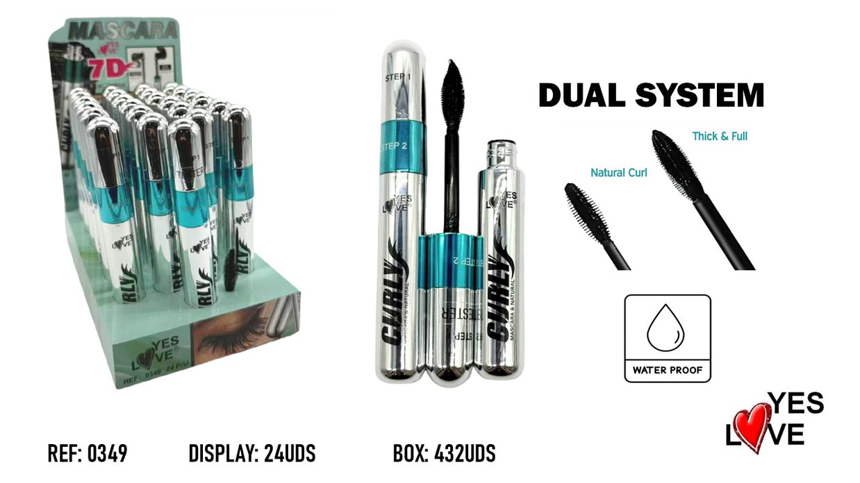 MASCARA DE OJOS 7D 2EN1 DOBLE GRUPILLON