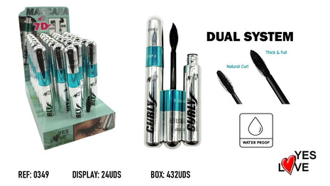 MASCARA DE OJOS 7D 2EN1 DOBLE GRUPILLON