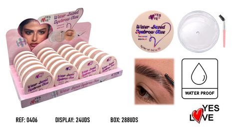 GEL FIJADOR DE CEJAS TRANSPARENTE CON BROCHA