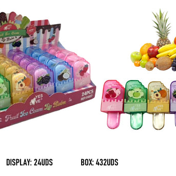 BÁLSAMO LABIAL HELADO FRUTAS ICE CREAM