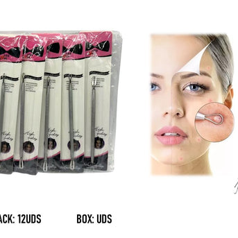 METAL BLACKHEAD EXTRACTOR HOOKS