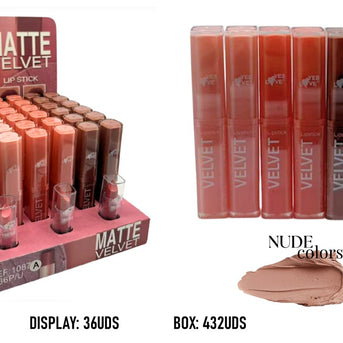 MATTE VELVET BARRA DE LABIOS NUDE
