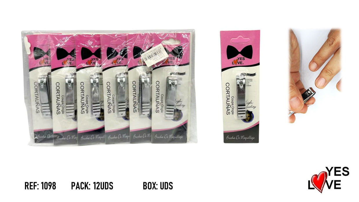 METAL NAIL CLIPPERS WITH WAVE DESIGN