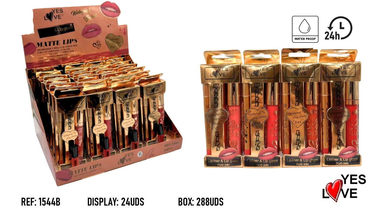 Lip Gloss + Lipstick Set