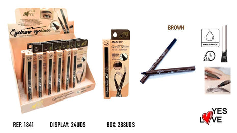 DELINEADOR ROTULADOR MICROBLADING PARA CEJAS MARRON MEDIO