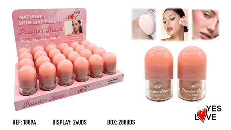 COLORETE EN POLVO CON BORLA