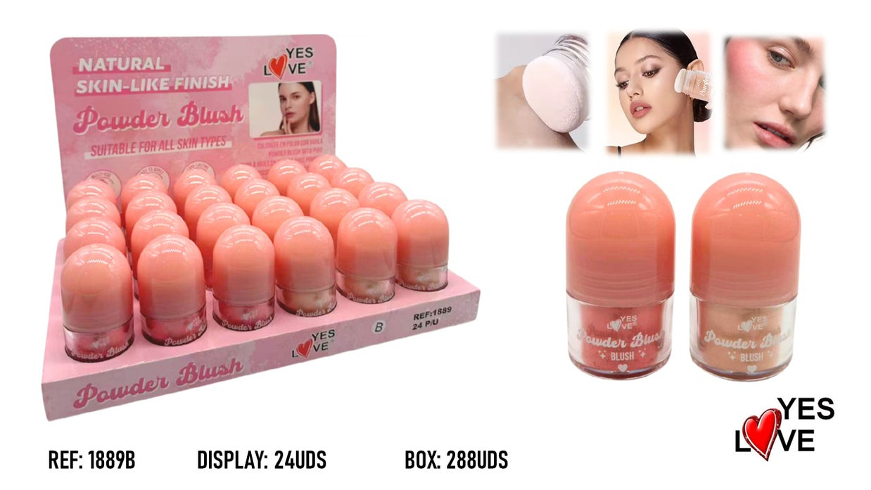 COLORETE EN POLVO CON BORLA