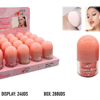 COLORETE EN POLVO CON BORLA