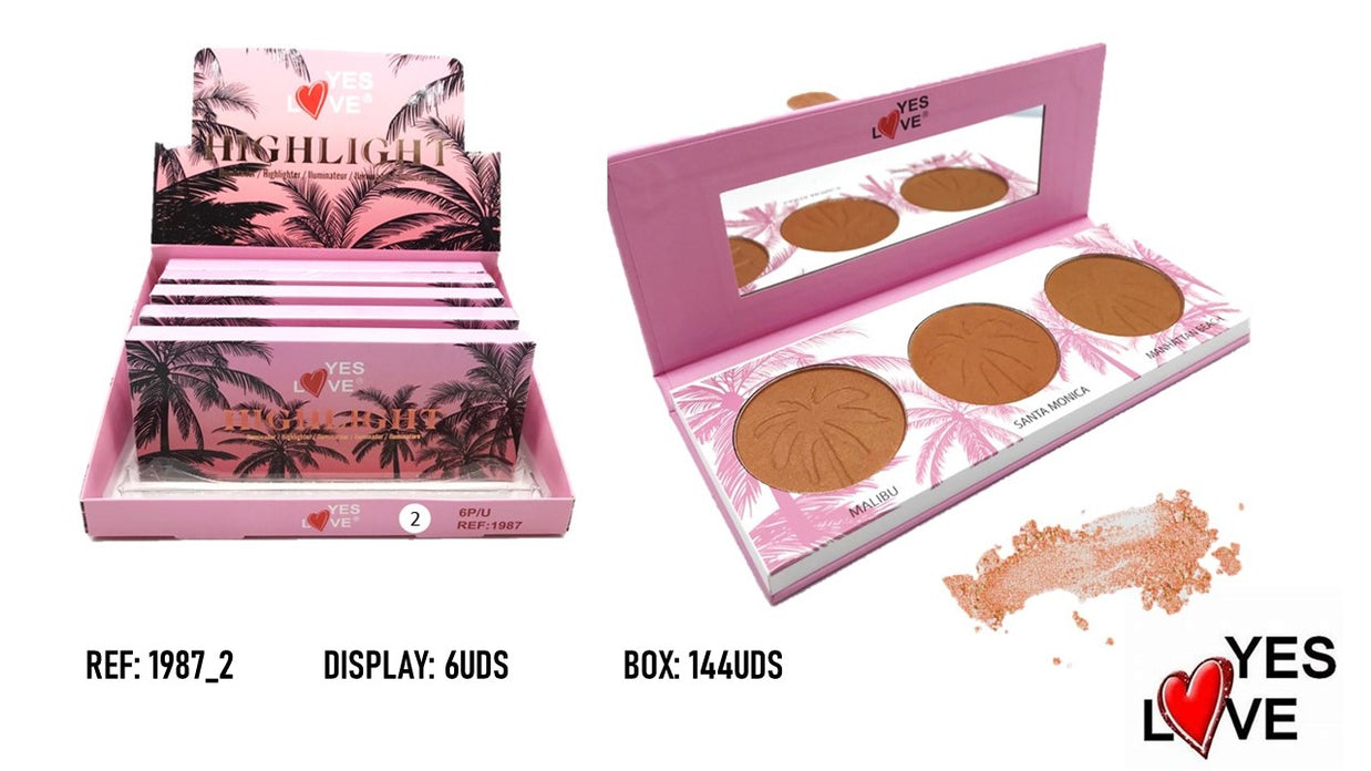 SET PALMERAS ILUMINADORES