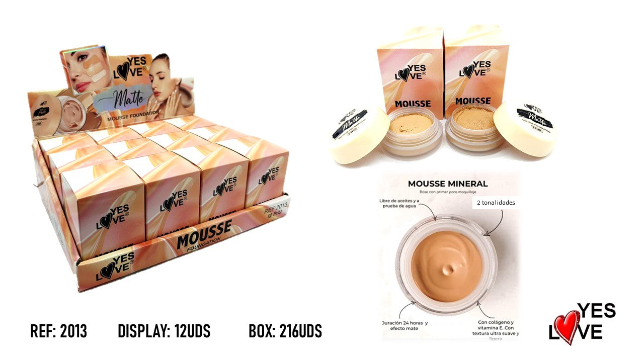 MAQUILLAJE EN MOUSSE 24H