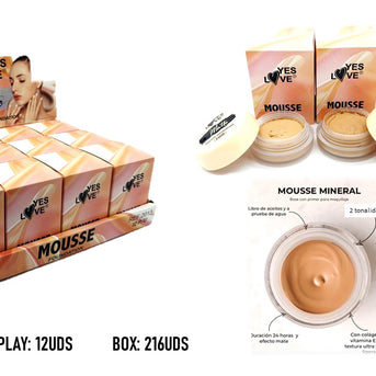 MAQUILLAJE EN MOUSSE 24H