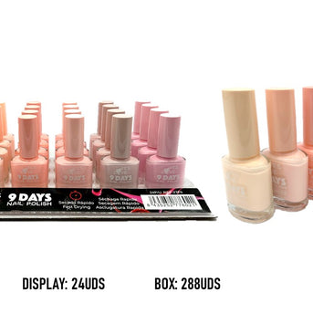 ESMALTE DE UÑAS 9 DIAS COLOR