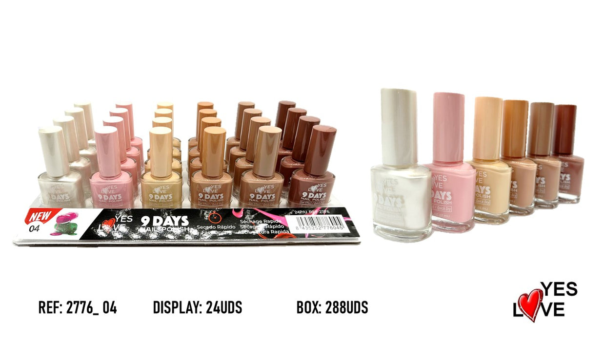 ESMALTE DE UÑAS 9 DIAS COLOR