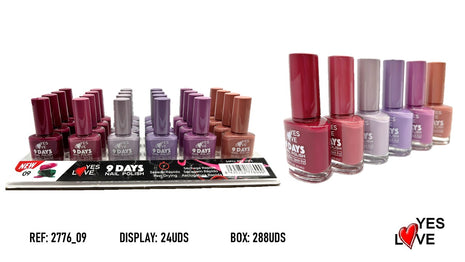 ESMALTE DE UÑAS 9 DIAS COLOR