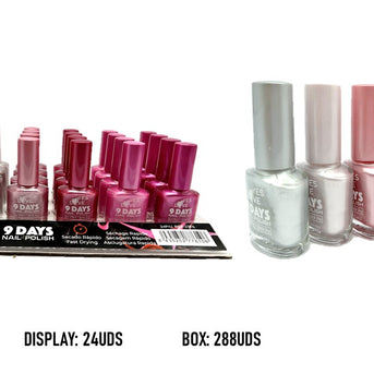 ESMALTE DE UÑAS 9 DIAS COLOR