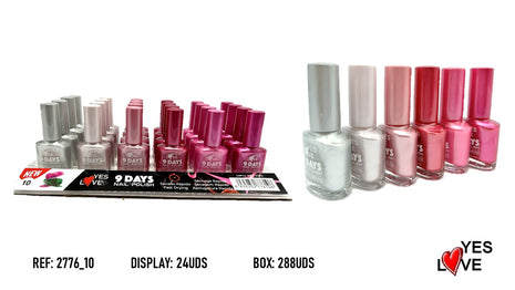 ESMALTE DE UÑAS 9 DIAS COLOR