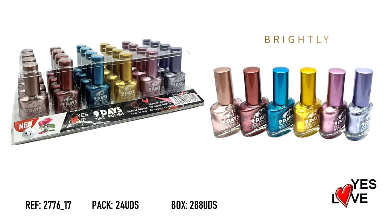 ESMALTE DE UÑAS 9 DÍAS COLOR