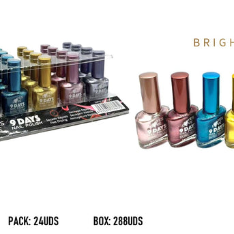 ESMALTE DE UÑAS 9 DÍAS COLOR