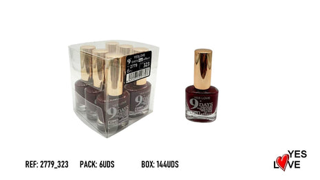 ESMALTES 9 DIAS 6UDS