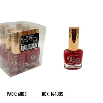 ESMALTES 9 DIAS 6UDS