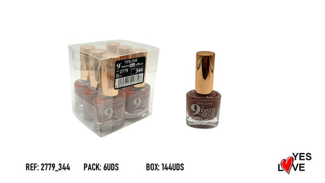 ESMALTES 9 DIAS 6UDS