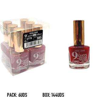 ESMALTES 9 DIAS 6UDS