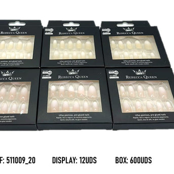 UÑAS POSTIZAS PRESS ON SIN PEGAMENTO