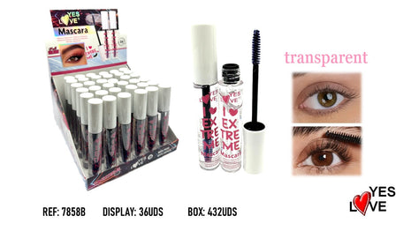 MASCARA DE PESTAÑAS TRANSPARENTE VOLUMEN