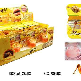 MASCARILLA NOCTURNA HIDRATANTE REPARADORA MIEL LIP MASK 24UD