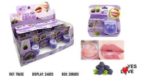 MASCARILLA NOCTURNA HIDRATANTE REPARADORA MORA LIP MASK 24UD