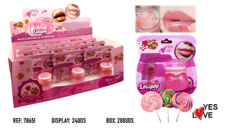 MASCARILLA NOCTURNA HIDRATANTE REPARADORA PIRULETA LIP MASK 24UD