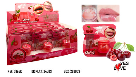 MASCARILLA NOCTURNA HIDRATANTE REPARADORA CEREZAS LIP MASK 24UD