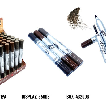ROTULADOR + CEPILLO COLOR PARA CEJAS 24H DURACION WATERPROFF