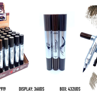 ROTULADOR + CEPILLO COLOR PARA CEJAS 24H DURACION WATERPROFF