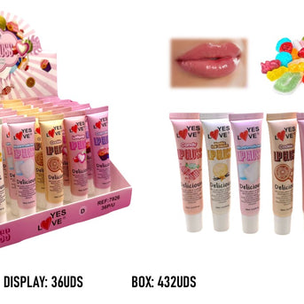 BRILLO DE LABIOS HIDRATANTE DULCES MIX TUBO