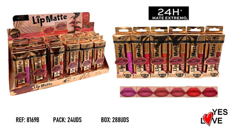 SET LÁPIZ + GLOSS MATTE 24H LARGA DURACIÓN