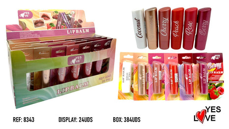 BÁLSAMO LABIAL FRUTALES Y FLORALES