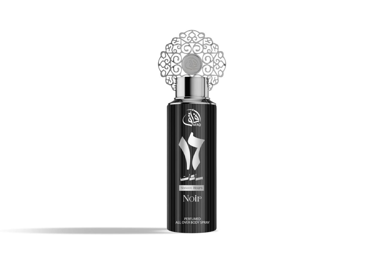 BODY SPRAY 200ML SIXTEEN HOURS NOIR