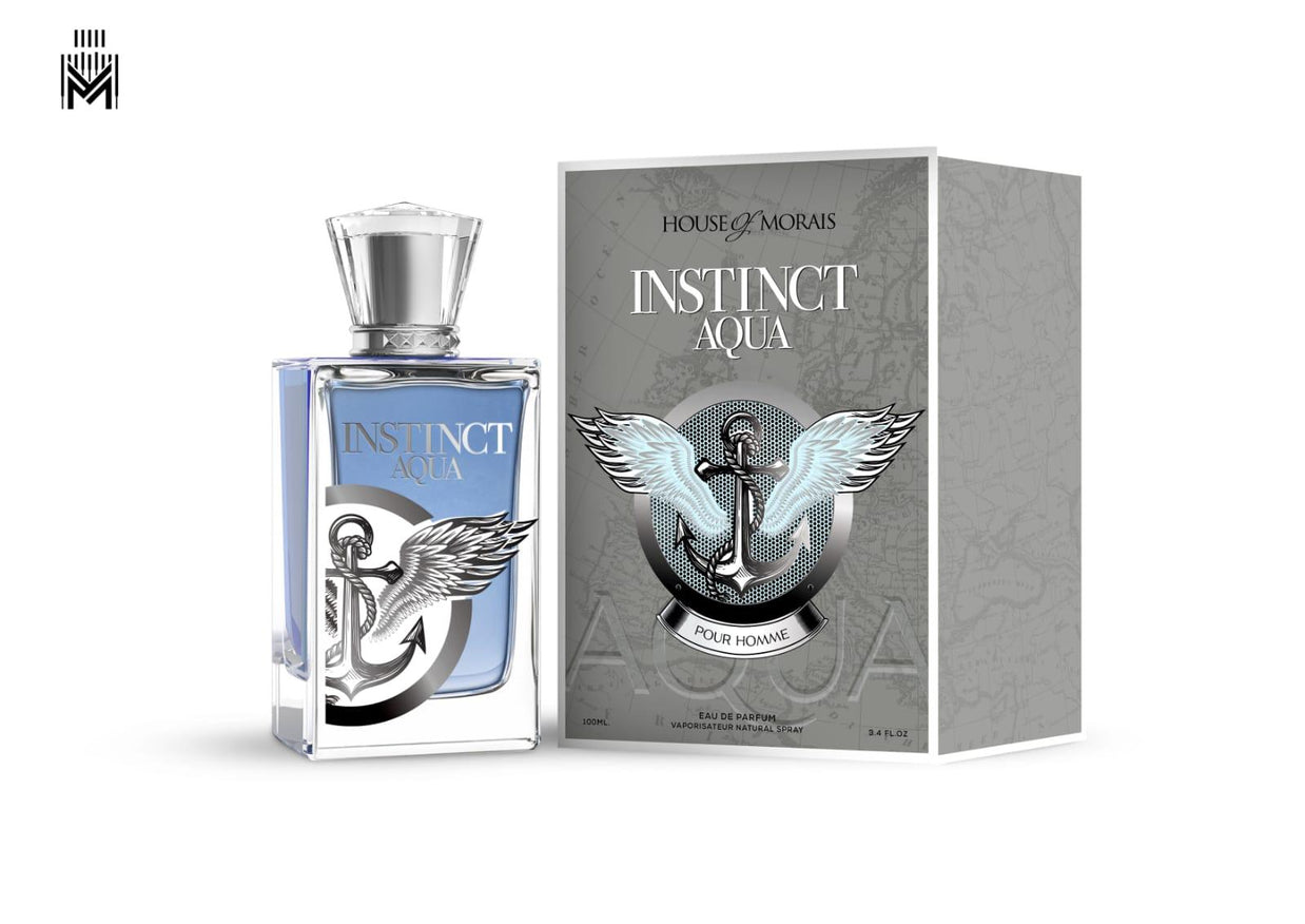 PERFUME 100ML HOUSE OF MORAIS INSTINCT AQUA HOMME
