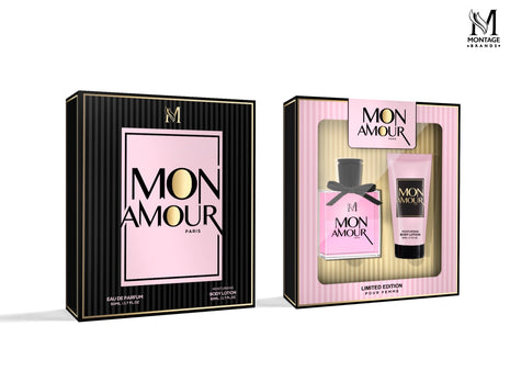 SET PERFUME 50ML MON AMOUR PARIS