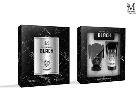 SET PERFUME 50ML INVICIBLE BLACK