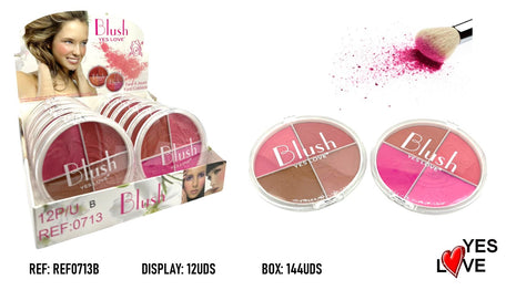 COLORETE EN POLVO 4 COLORES