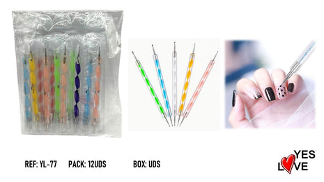 DOUBLE PUNCTURE NAIL DECORATION PUNCH