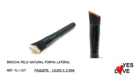 BROCHA PELO NATURAL FORMA LATERAL