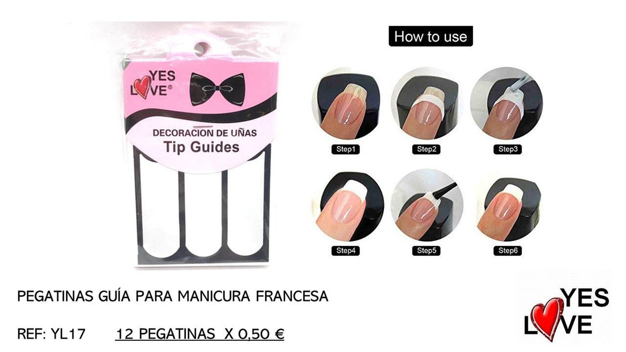 MANICURE GUIDE STICKERS