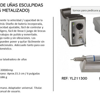 POLISHING LATHE 30000 RPM METALLIC GREY