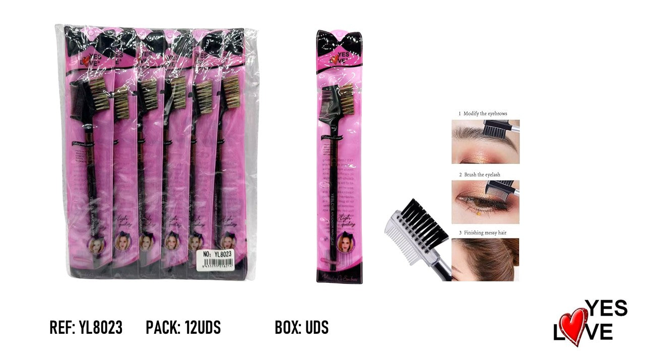 DOUBLE-HEADED EYEBROW BRUSH